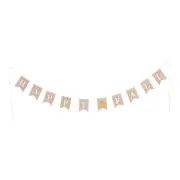 Decor Thanksgiving Bunting Streamer Pull Flag Opening Decoration Assorted Color