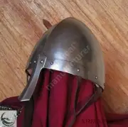 Norman Nasal Crusader Knight Helmet for Reenactments & Combat Steel Construction