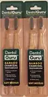 4 Dental Guru Bamboo Handle Charcoal Infused SOFT Bristle Manual Toothbrush NEW