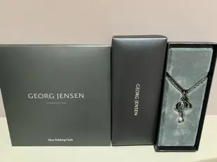 Georg Jensen 2013年度項鍊 台灣限量版 灰鐵石 另贈送拭銀布