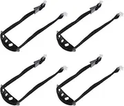 NICENEEDED 4 PCS Universal Hard Hat Chin Strap, Multi Point Adjustment Helmet Chin Straps and Chin Cup, Detachable Hat Accessories for General Headwear Protection