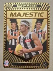 2025 AFL Teamcoach CARDCRAFT MAJESTIC GOLD Darcy Moore Collingwood CCM-04 Card