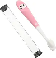Healeved 1Pc Comfortable Toothbrush with Non Slip Handle Soft Bristles for Gentle Cleaning for Years Convenient Tooth Cleaner with Storage Bucket