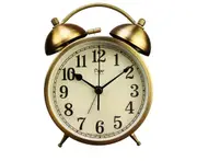 4.5 Incheses Twin Bell Loud Alarm Clock for Heavy Sleepers Creative Electronic Alarm Clock