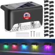 Solar Deck Lights Paquete de 20 luces solares para poste de valla 2023 Nuevo