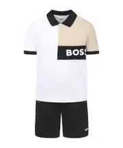 Short-sleeved polo shirt and shorts set 12,16Y,14Y,EU102,10Y White