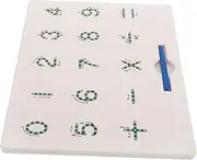 Sosoport Educational Number Tracing Board Writing Toy Learning Number Board for Boys and Girls Fine Motor Toy