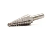 TEMO M35 Cobalt Double Flute Step Drill, 9 Sizes from 1/4" to 3/4", 3/8" Shank