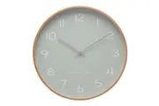 OLIVIA Aqua 53cm Silent Wall Clock by One Six Eight London