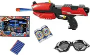 Nerf Gun Toy Gun with Targets Gun Soft Dart Shooting Gun with Safety Glasses and Targets Toy Gun for Children Soft Bullet