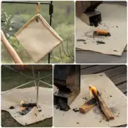 Camping Mat Fire Blanket Fire-resistant Cloth Heat Proof Fireproof Insulation