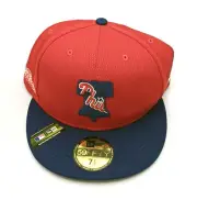 New Era 59Fifty MLB Philadelphia Phillies Red Blue 7-1/2 Fitted Cap Hat