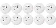 10 Pack Water Leak Detectors, 100dB Water Sensor Alarms Flood Detector for Ba...