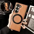 For Samsung Galaxy Z Fold6 Fold5 Fold4 3 Shockproof Magnetic Holder Case Cover