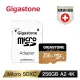 【綠蔭-免運】Gigastone microSDXC UHS - I U3 A2 4K 256G記憶卡(五年資料救援)