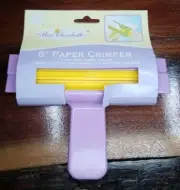 Miss Elizabeth's Paper Crimper 6" Wide Rollers Straight Scrapbooking Crafts