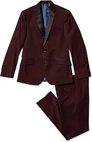 [Billy London] Men's Slim Fit 32" Finished Bottom Tuxedo