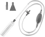 Shengsenfu Aquarium Gravel Cleaner Water Changer Vacuum for Fish Tank Cleaning Tools Siphon Universal Quick Pump Aquarium Water Changing Sand Cleaner for Aquarium Water Filter Fish Tank Cleaner (Gray)