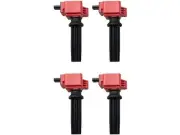 Ignition Coil Set For 2015-2020 Ford Mustang 2.3L 4 Cyl 2017 2016 2018 FV189MZ (for: Ford)