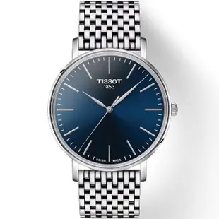 【TISSOT 天梭】官方授權 Everytime 經典雋永大三針手錶-40mm 送行動電源(T1434101104100)