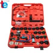 33Pcs Universal Radiator Pressure Tester,Cooling System Vacuum Type Purge Kit
