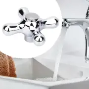 Faucet Handle Faucet Knob Easy to Install Plumbing Accessories Hardware Cross