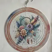 Hanging Wind Spinner 10" 3D Dream catcher Handmade