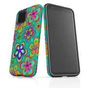 For Google Pixel 4 XL Case Armour Protective Cover Retro Floral
