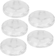 Happyyami 5Pcs Plastic Eyelash Organizer Case Portable Storage Box for False Lashes Durable Eyelash Holder for Makeup Lovers and Beauty Salons