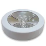 Waterproof LED Light Coaster Creative USB Charging Round Coaster Custom Bar Cocktail Mat White shell colorful lights (USB charging)_Round