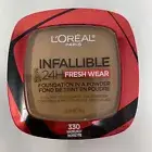 L'Oreal Infallible 24Hr Fresh Wear Foundation In A Powder 330 Hazelnut TIKTOK