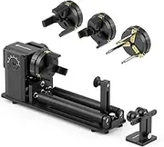 SCULPFUN RA Pro Max Laser Rotary Roller, 4 in 1 180°Multi-Function Laser Engraver Rotary Module for Engraving Cylindrical, Compatible with Most Laser Engraver