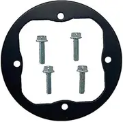 Deck Spindle Repair Ring with Bolts for MTD Cub Cadet 4 Bolt Spindles 918-04126 918-04125 918-04125B 918-0671B 918-04608A 618-04636 618-04636A 618-04865A (Black)