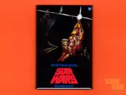 Star Wars Now on Videocassette poster art 2x3" fridge/locker magnet