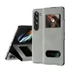 For Samsung Galaxy Z Fold 6/5/4 Magnetic Folio Leather Stand Case Business Style