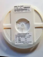 0805 1.21K OHM 1% Chip SMD Resistor QTY, 1 REEL/5000 PCS