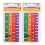 Learning Advantage Fraction/Decimal Tiles 51 Per Set 2 Sets (CTU7673-2)