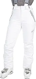 [TRESPASS] Women's Marisol Waterproof Ski Trousers with Ankle Zips & Removable Braces