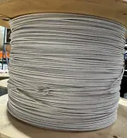 16ga (19 TC) TYPE B PVC HOOK UP WIRE, (white)