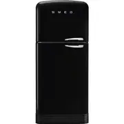 Smeg 524 Litre 50's Retro Style Top Mount L/H Fridge - Black