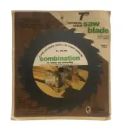 Vintage Circular Saw Combination Blade Skokie Saw And Tool 7" 7-1/4" Rip BC-701