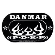 Danmar Bass Drum Double Impact Pad w/Flame Graphic