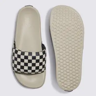 【VANS 官方旗艦】La Costa Slide-On 男女款卡其色底棋盤格拖鞋