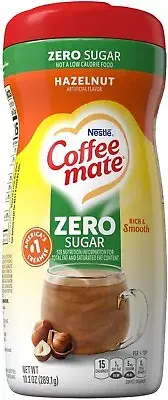 Nestle Coffee Mate Hazelnut Sugar Free Powdered Creamer 10.2oz/289g