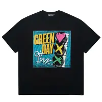 在飛比找蝦皮商城精選優惠-Green Day綠日樂隊朋克PUNK紅綠燈印花塗鴉個性男女