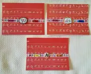 Handmade Greeting Cards -(set of 6) Teacher Blank Cards with Envelopes