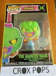 BLACK LIGHT THE HAUNTED MASK GOOSEBUMPS 36 Funko Pop Vinyl New in Mint Box + P/P