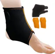 Ankle Ice Pack Wrap for Injuries - Hot & Cold Reusable Gel Packs for Relief from