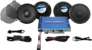 Hogtunes 300 Watt 4 Speaker & 4 Channel Amplifier Kit 2014-2023 Harley Touring