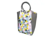Sachi Insulated Lunch Bag carry Tote Storage Travel Bag Triangle Mosaic